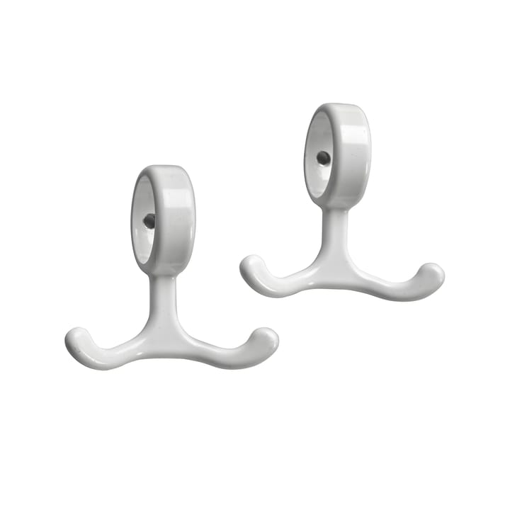 Nostalgi hook 2-pack, white Essem Design