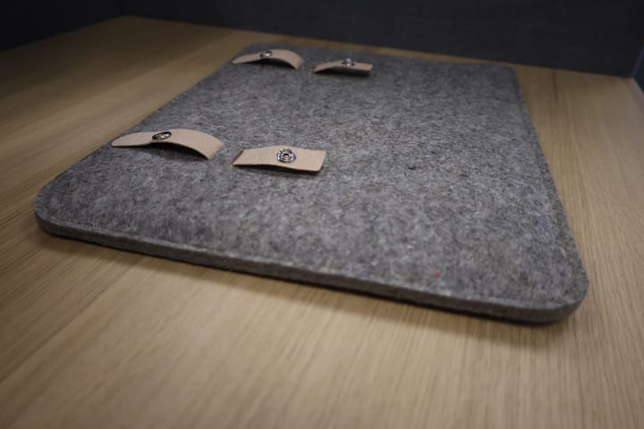 Nostalgi seat cushion 33x40 cm, Gray natural wool Essem Design