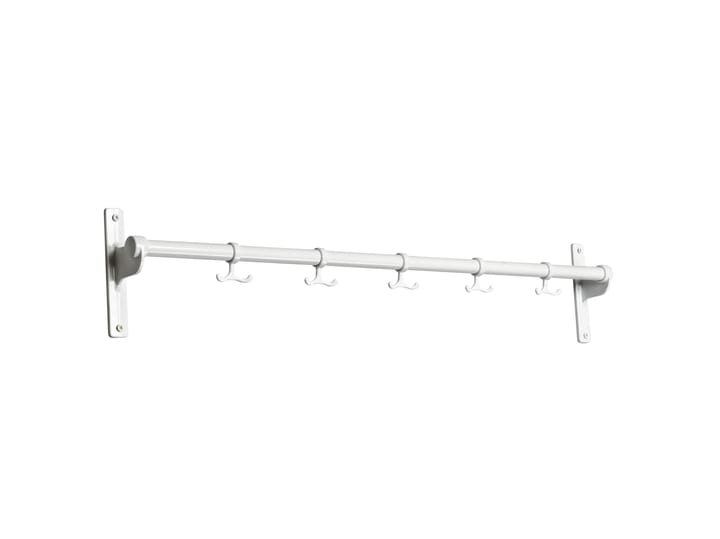 Nostalgia hook rack 100 cm - White-aluminum - Essem Design