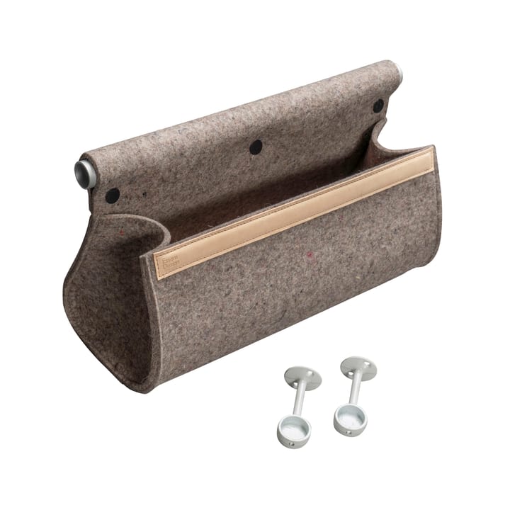 Ulrika wall storage, natural wool-white Essem Design