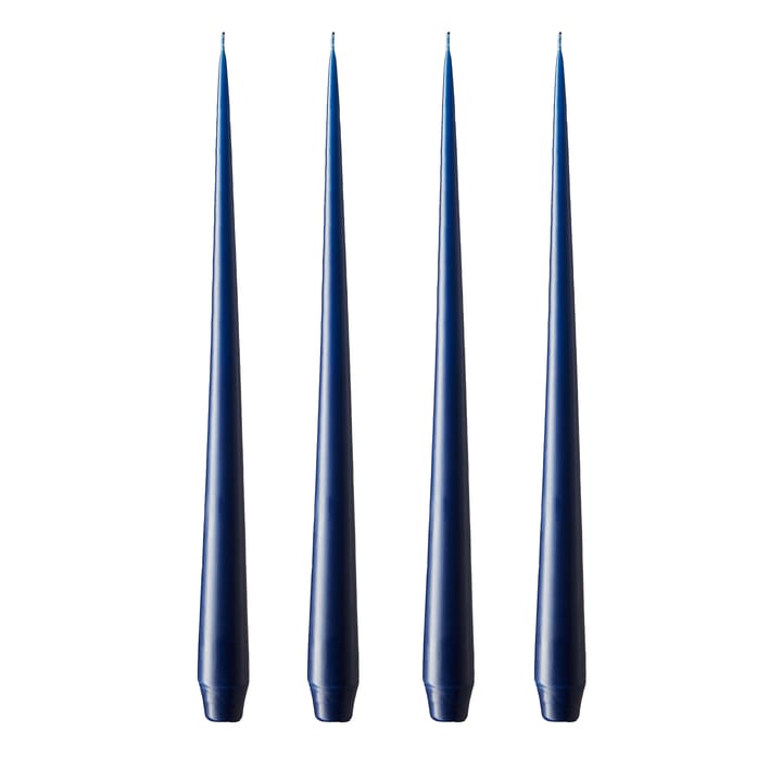 ester & erik candle 32 cm 4-pack royal navy - Matte - Ester & erik