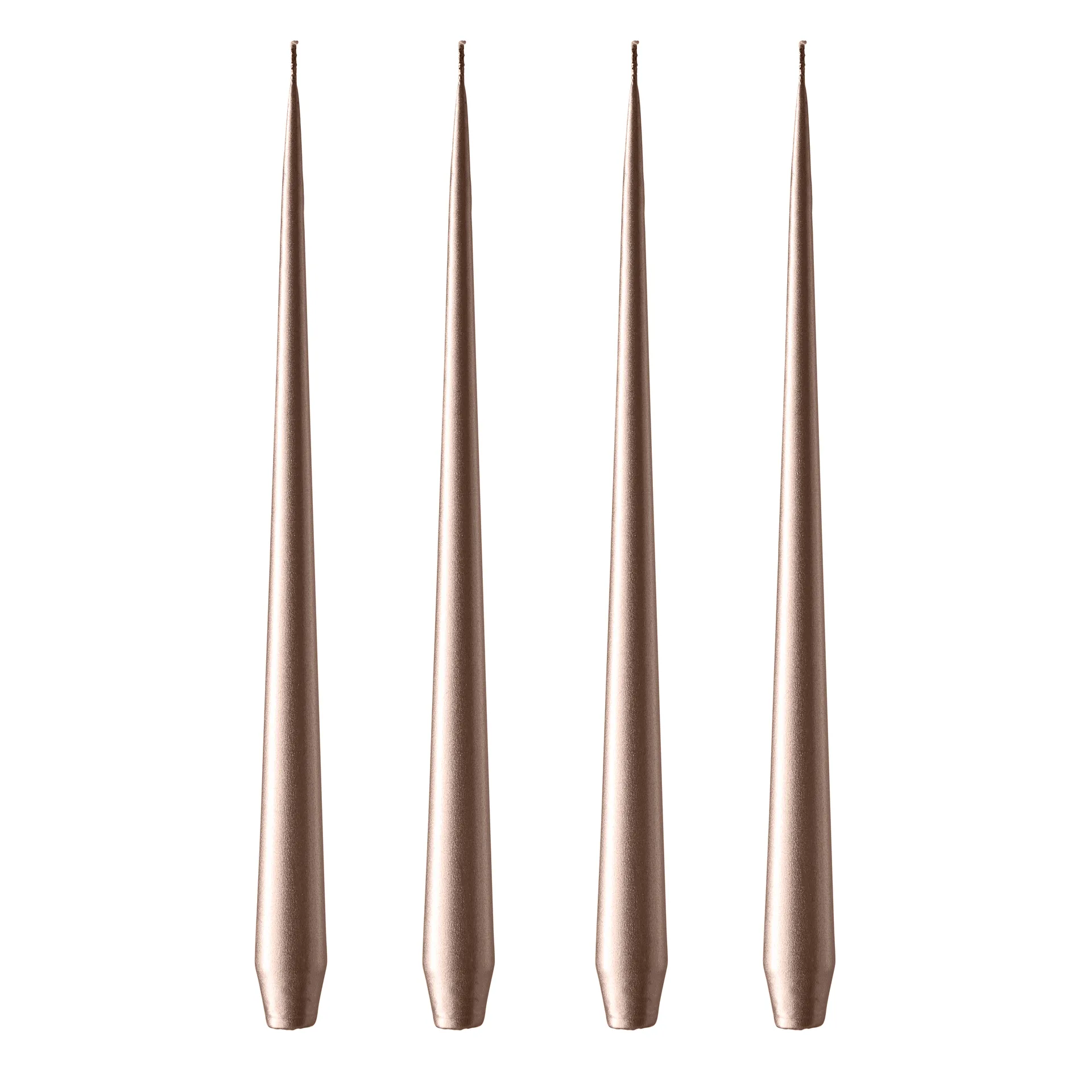 ester & erik candle 42 cm 4-pack metalic, Champagne ester & erik