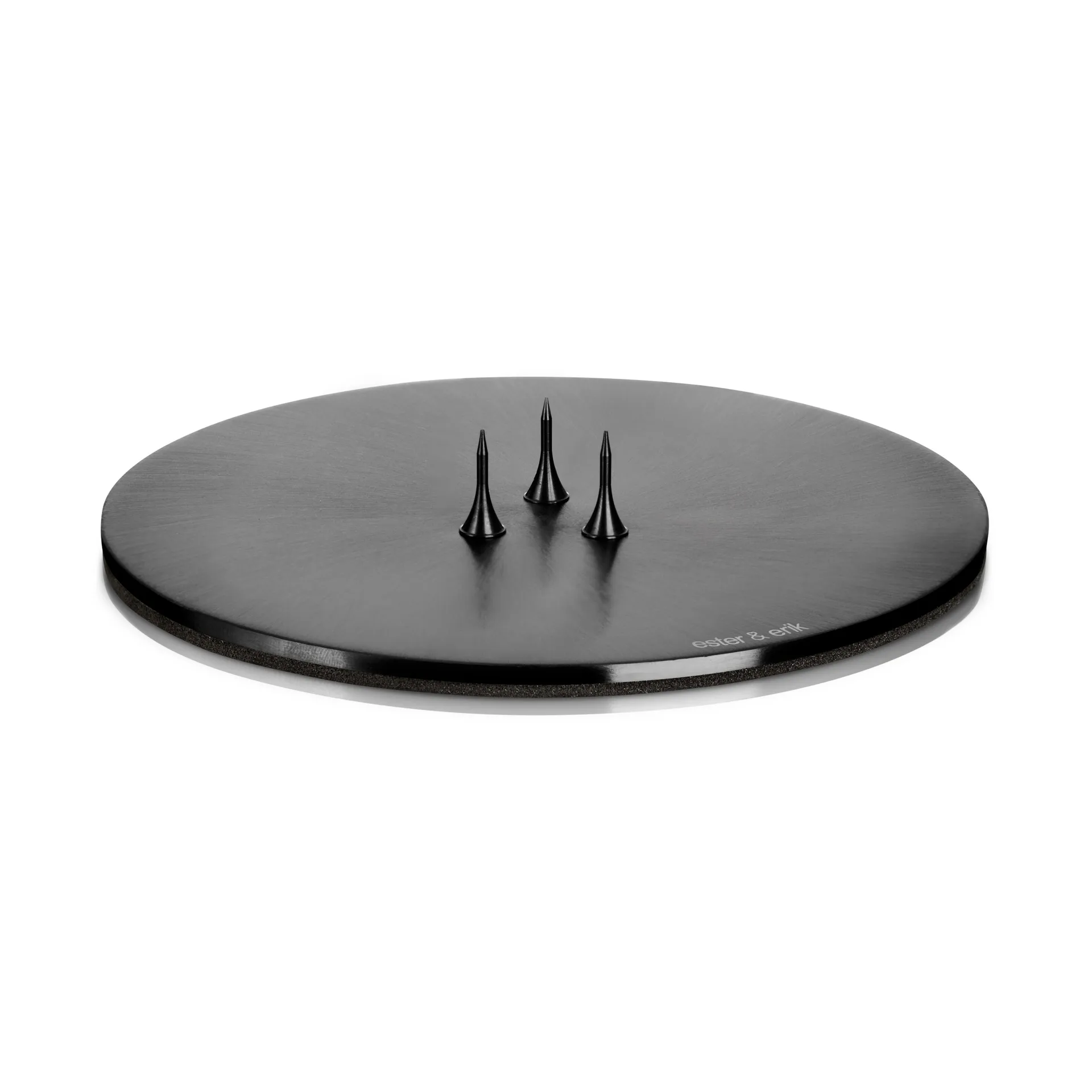 ester & erik candle holder Ø9 cm matte, Black ester & erik