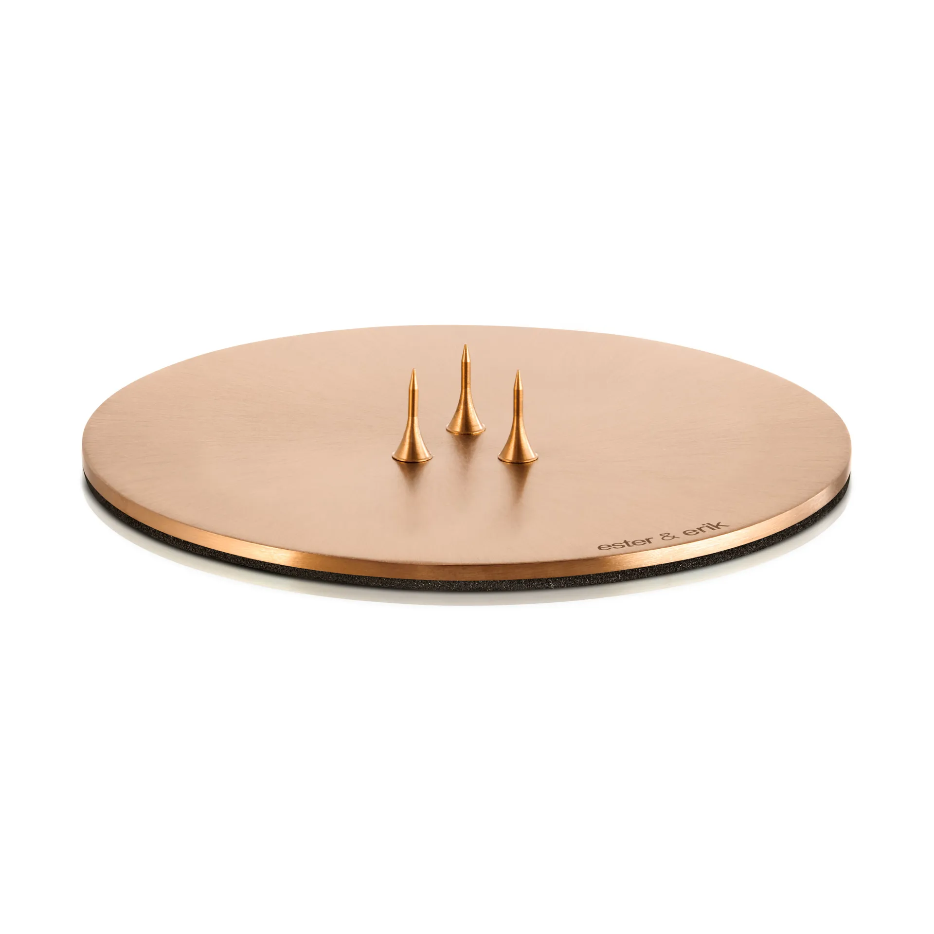 ester & erik candle holder Ø9 cm matte, Rose gold ester & erik