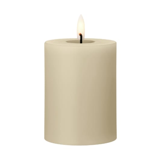 ester & erik pillar candle LED - 14 Pale ginger, 10 cm - Ester & erik