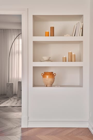 ester & erik pillar candle LED - 14 Pale ginger, 10 cm - ester & erik