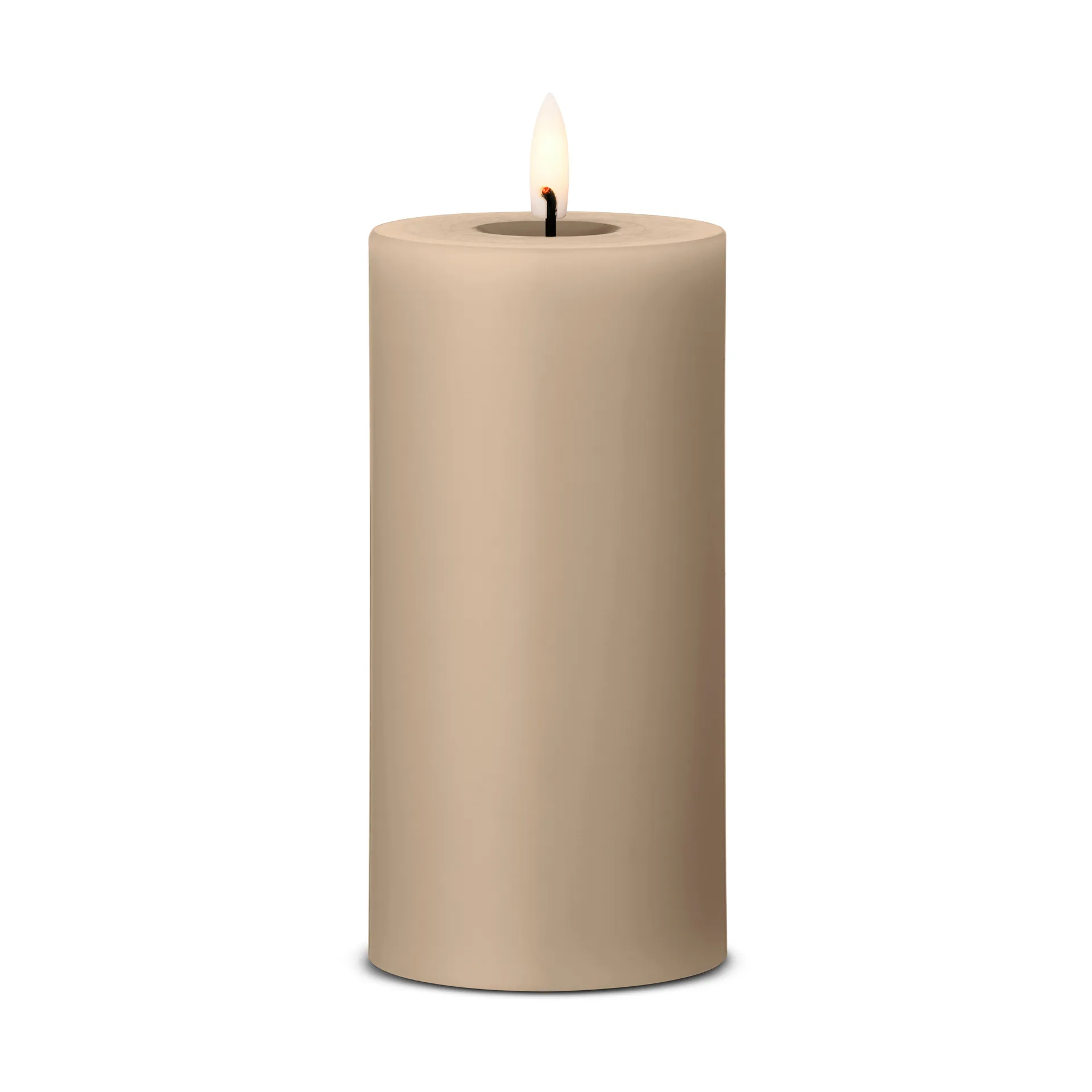 ester & erik pillar candle LED, 18 Nougat Note, 15 cm ester & erik