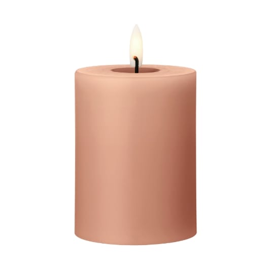 ester & erik pillar candle LED - 20 Rosy caramel, 10 cm - Ester & erik