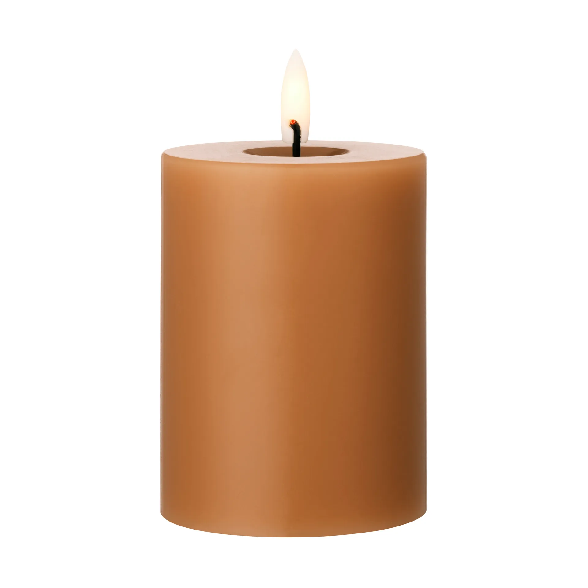 ester & erik pillar candle LED, 23 Raw Toffee, 10 cm ester & erik