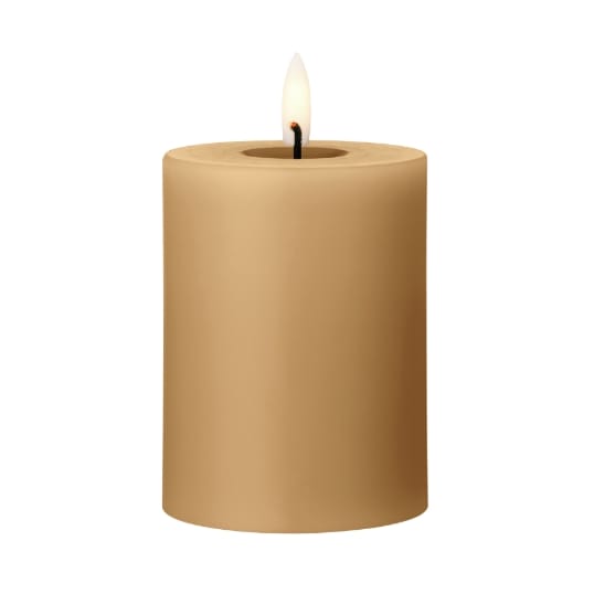 ester & erik pillar candle LED - 27 Almond butter, 10 cm - Ester & erik