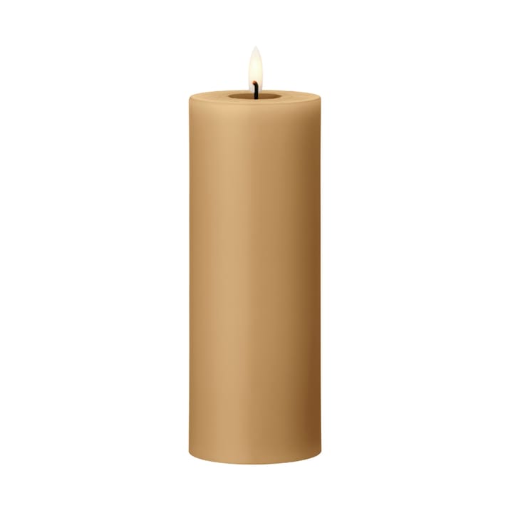 ester & erik pillar candle LED - 27 Almond butter, 20 cm - Ester & erik