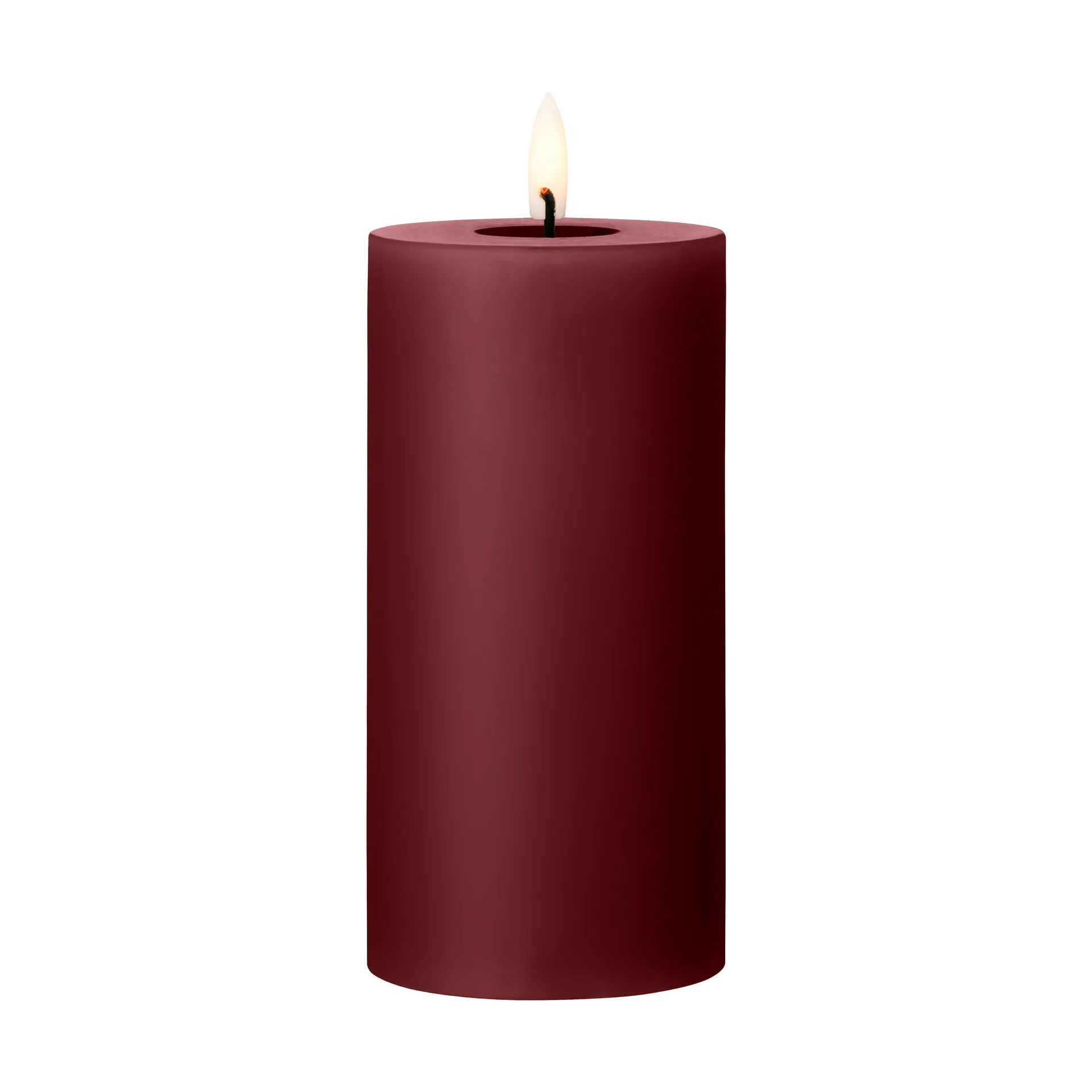 ester & erik pillar candle LED, 44/2 Deep Wine, 15 cm ester & erik