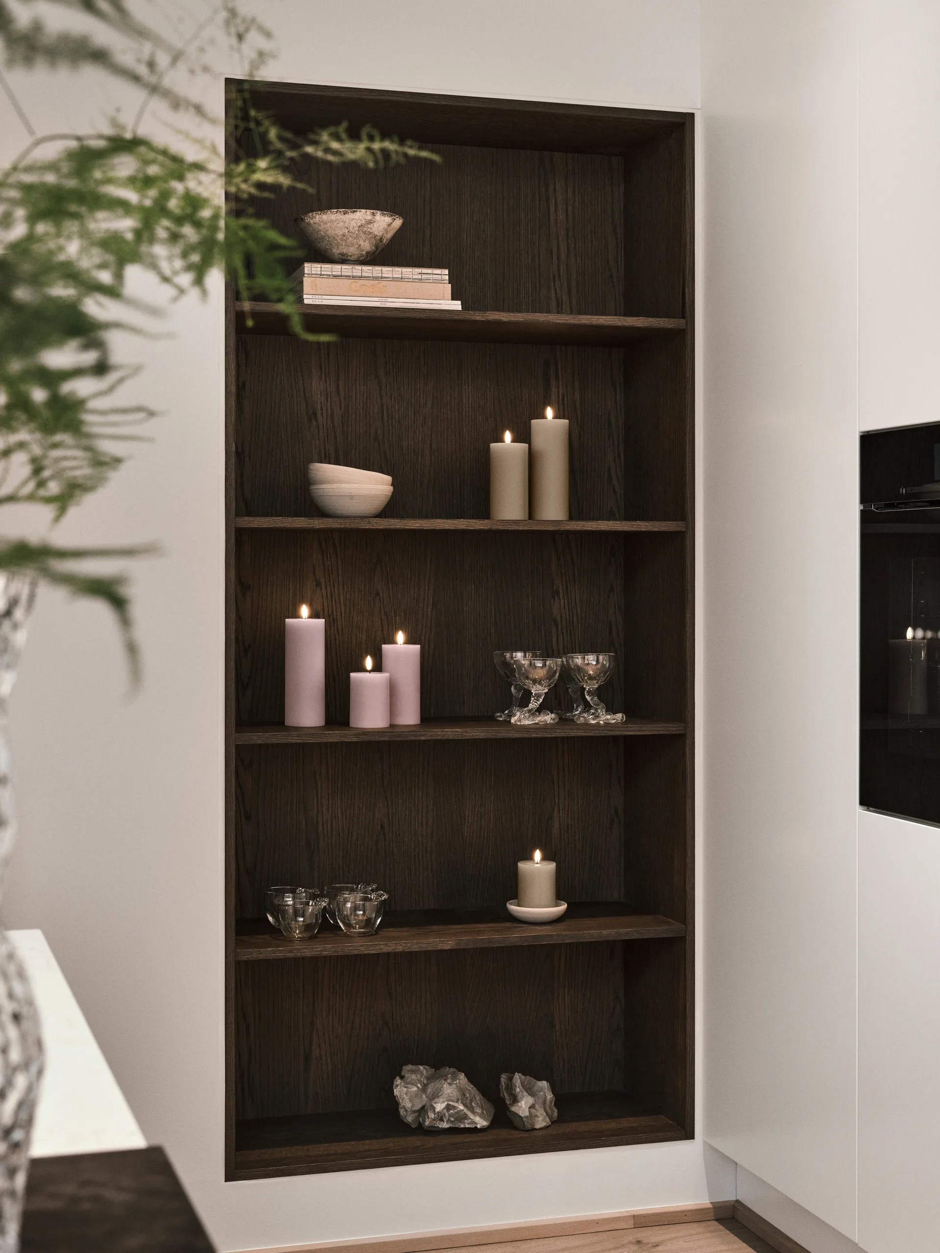 ester & erik pillar candle LED, 52 Soft Rose, 20 cm ester & erik