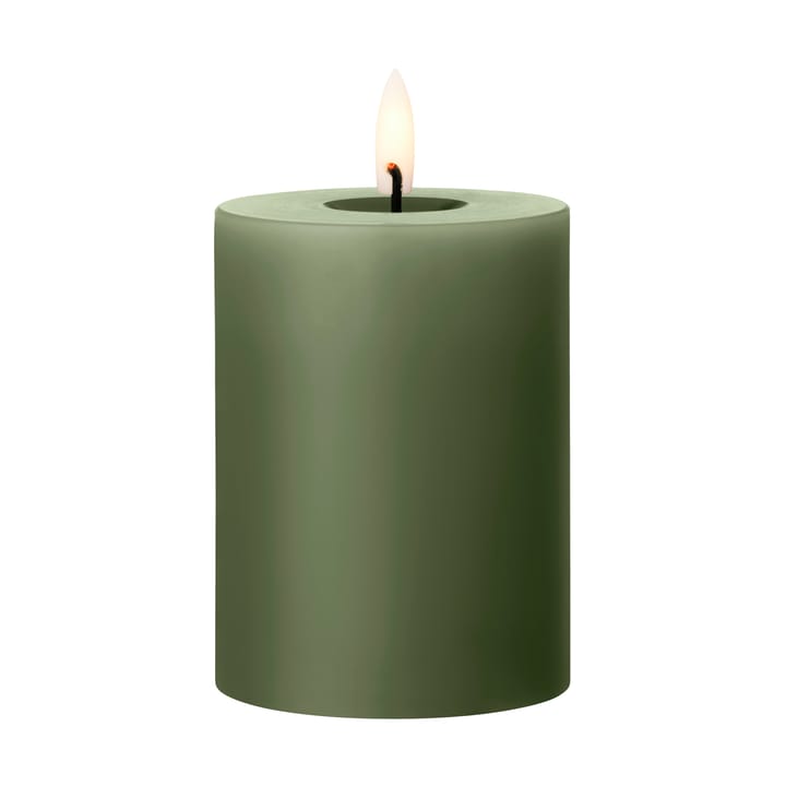 ester & erik pillar candle LED - 70 Green Soil, 10 cm - Ester & erik