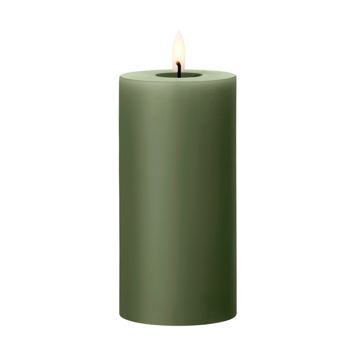 ester & erik pillar candle LED - 70 Green Soil, 15 cm - Ester & erik