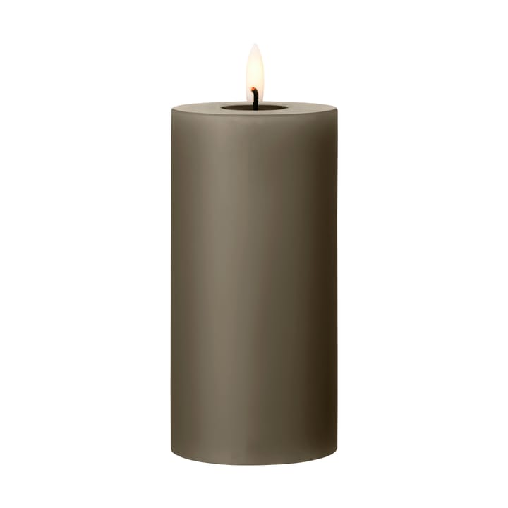 ester & erik pillar candle LED - 77 Caviar, 15 cm - Ester & erik