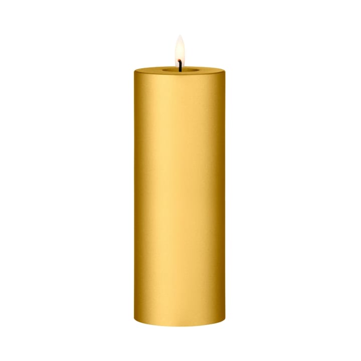 ester & erik pillar candle LED - 90 Gold Metallic, 20 cm - Ester & erik