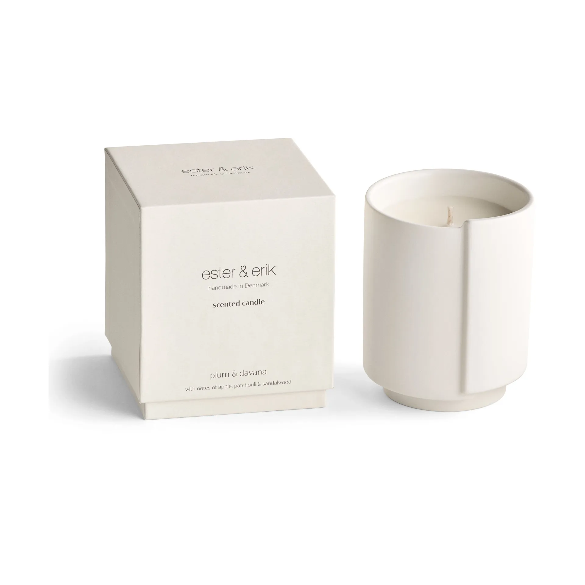 ester & erik scented candles, Plum & davana ester & erik