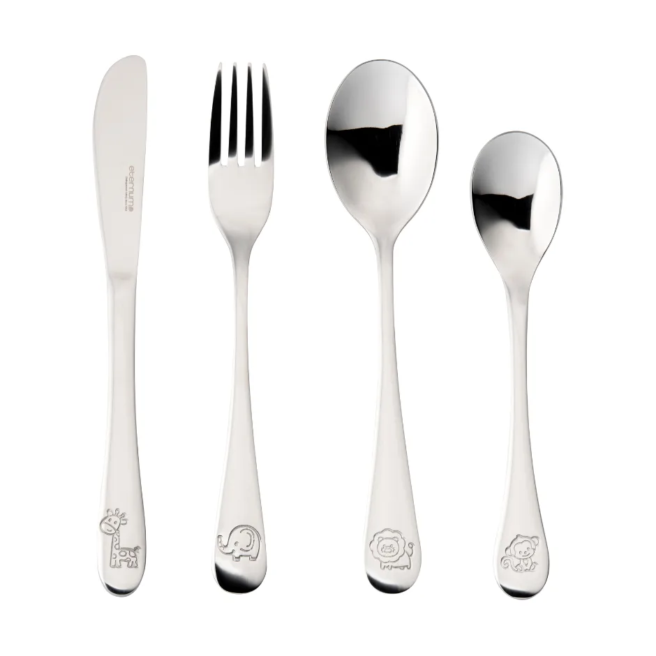 Eternum children's cutlery, Zoo-4 pieces Eternum