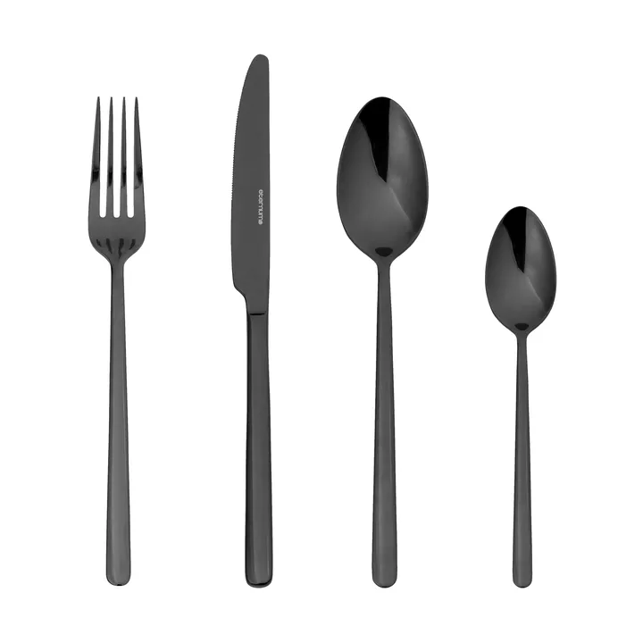 Eternum Nardo cutlery set 16-piece - Black - Eternum