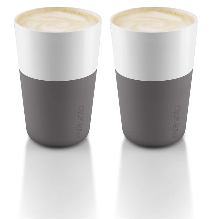 Eva Solo cafe latte mug 2 pack, Elephant grey Eva Solo