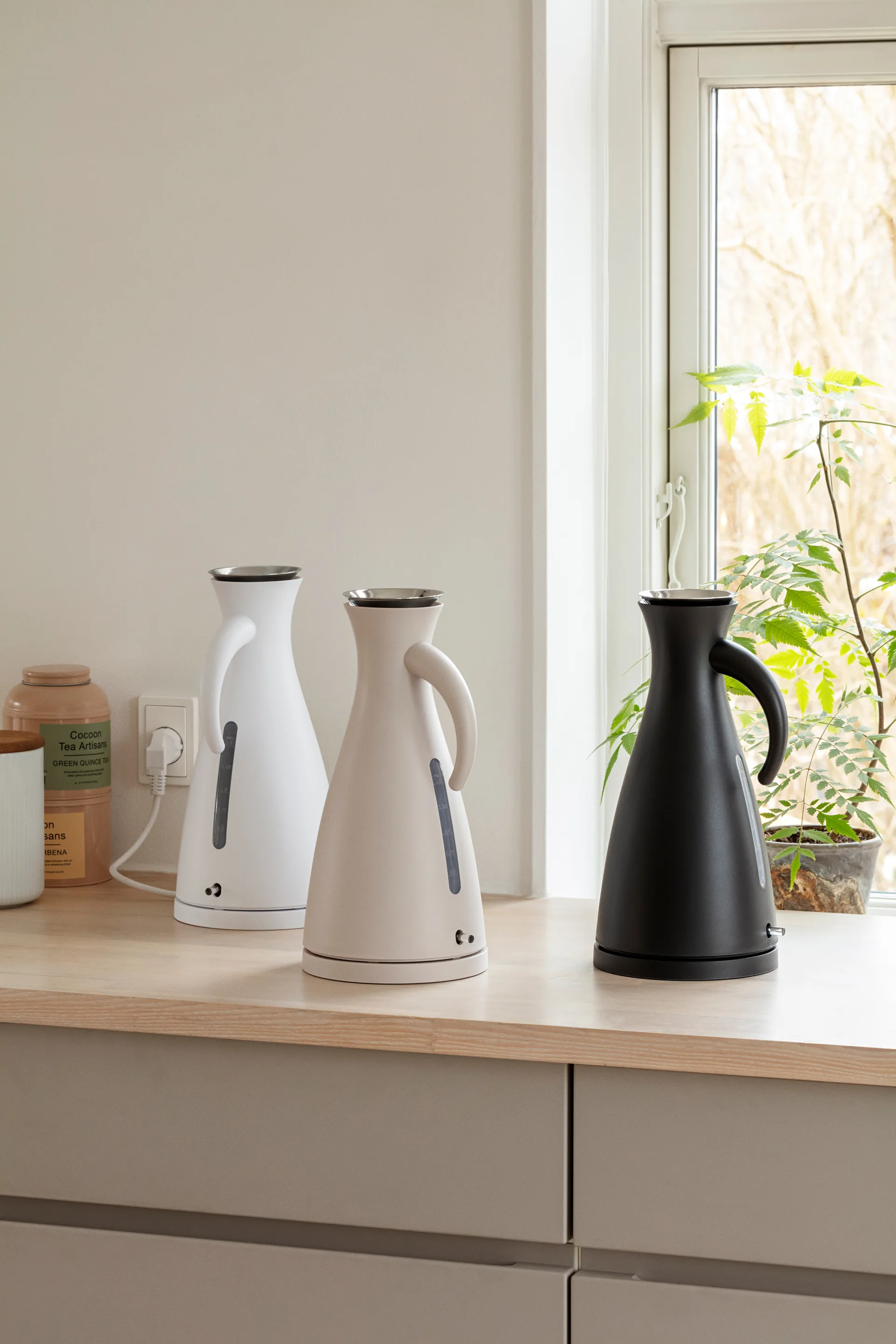 Eva Solo electric kettle 1.5 liter, Matt Black Eva Solo