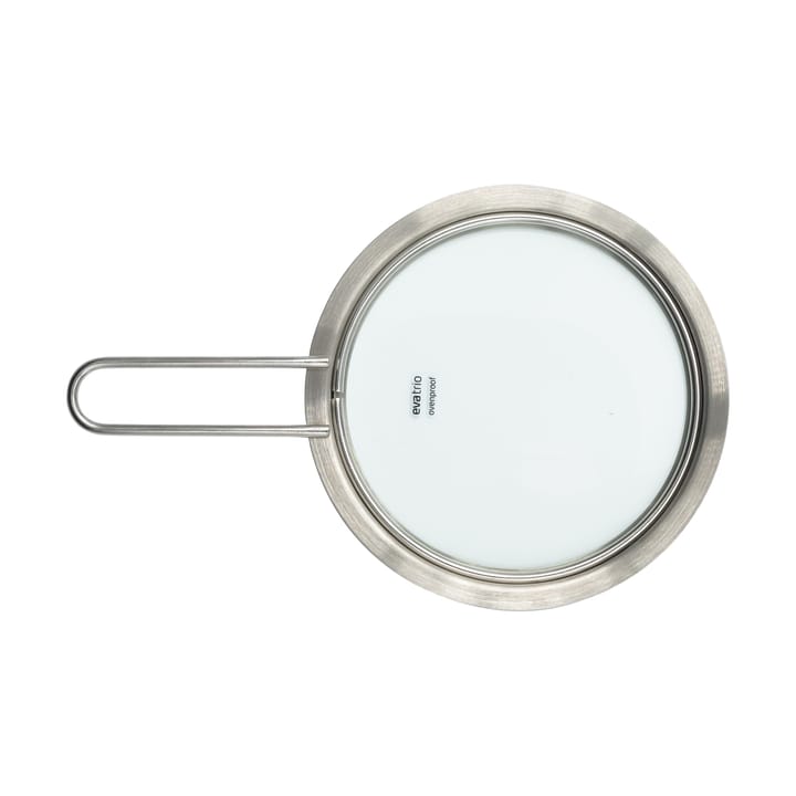 Eva Trio glass lid recycled stainless steel, Ø16 cm Eva Solo