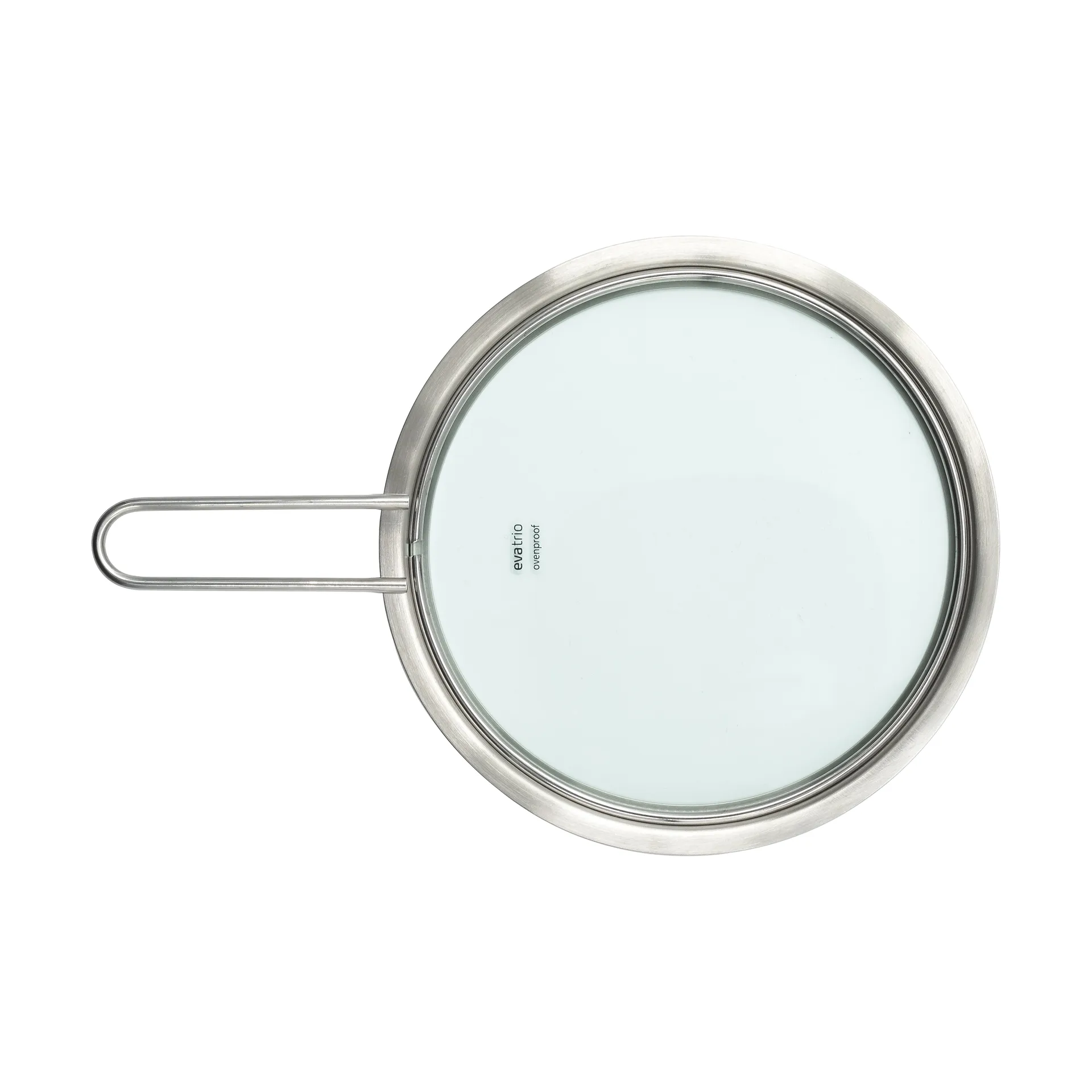 Eva Trio glass lid recycled stainless steel, Ø20 cm Eva Solo