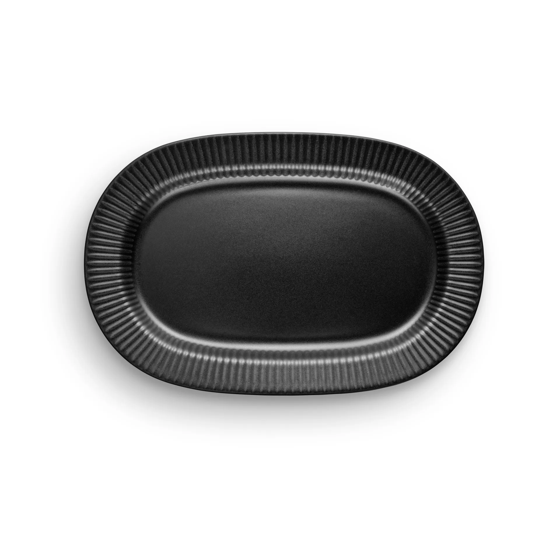 Eva Trio Legio Nova serving saucer  oval, Black Eva Solo