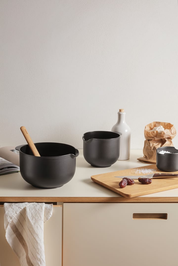 Eva Trio mixing bowls 3 L, Black Eva Solo