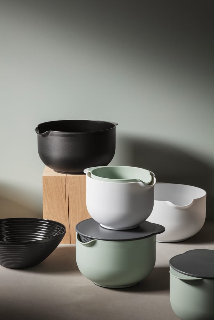 Eva Trio mixing bowls 4 L, Black Eva Solo