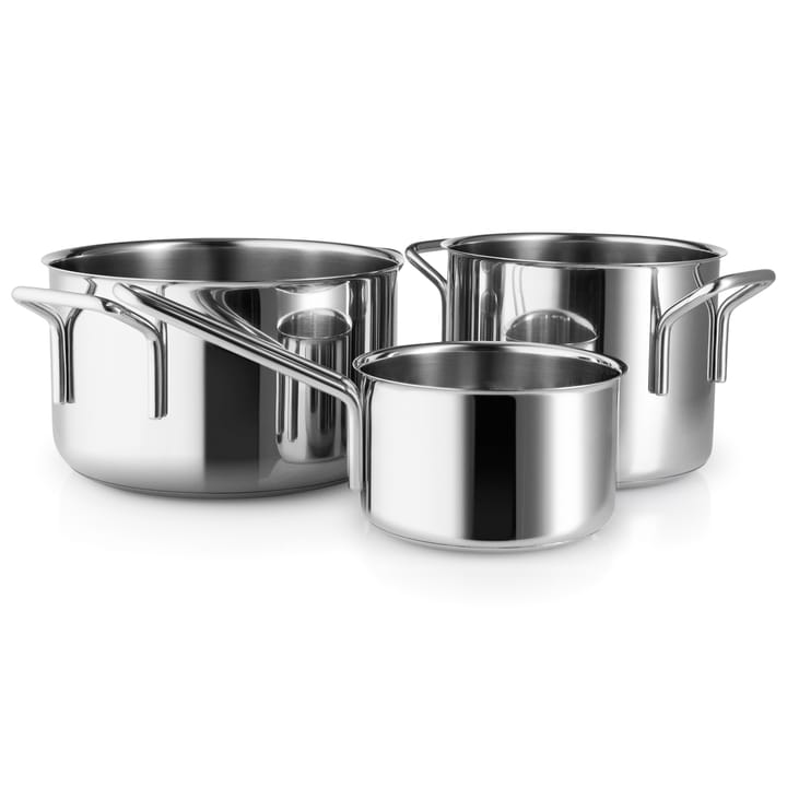 Eva Trio set of pots 3 pieces, Rostfritt steel Eva Solo