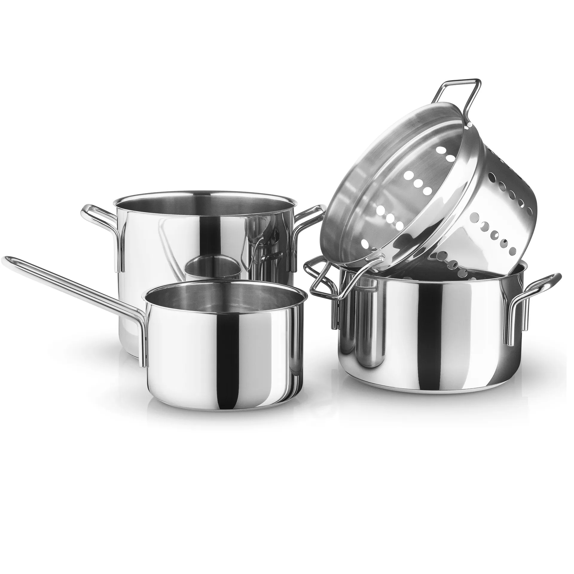 Eva Trio stainless steel collection box, 4-pack Eva Solo