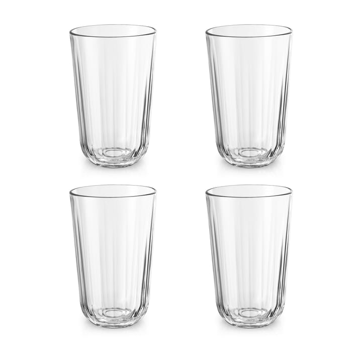 Facet drinking glass 43 cl 4-pack, Clear Eva Solo