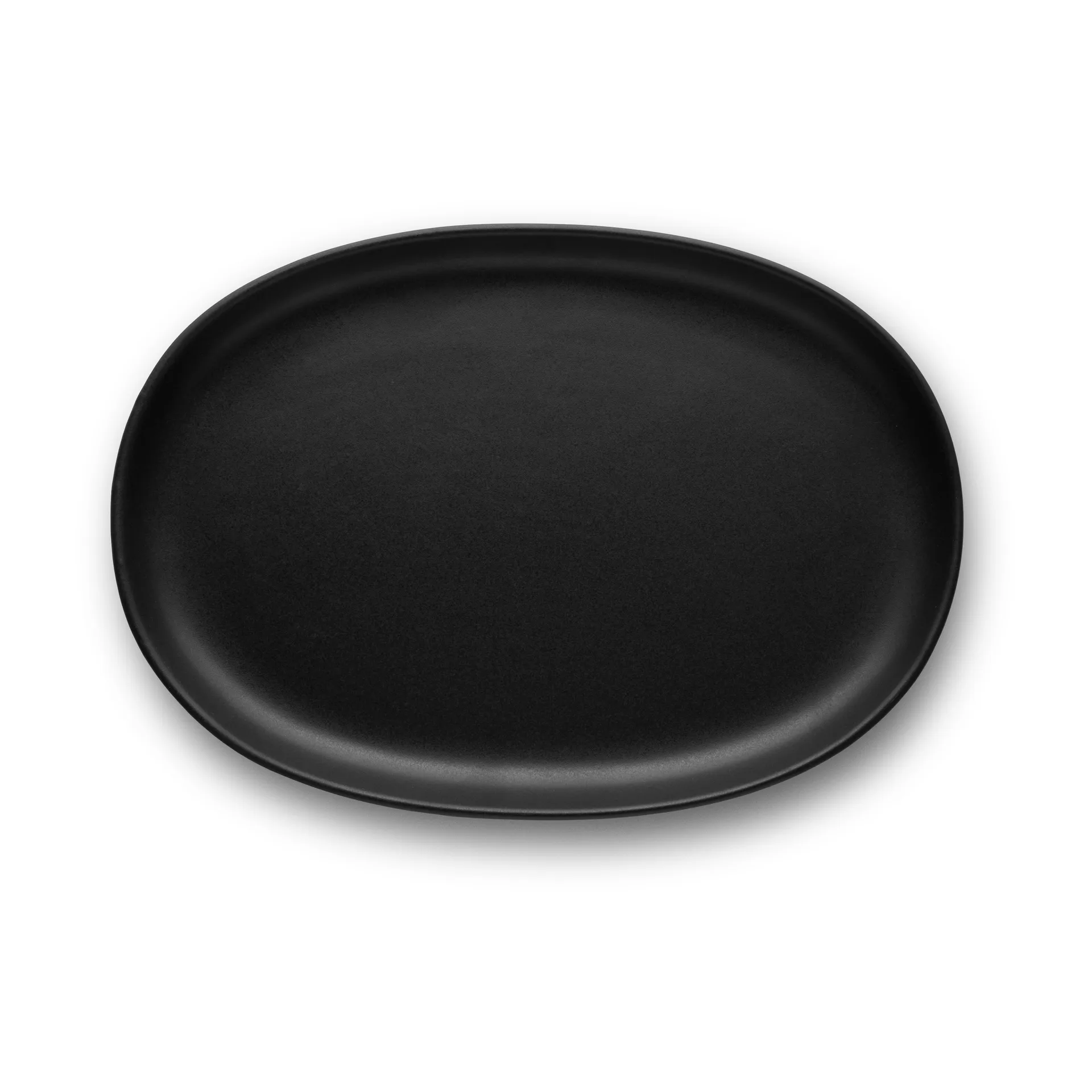 Nordic kitchen oval plate 18.5x26 cm, Black Eva Solo