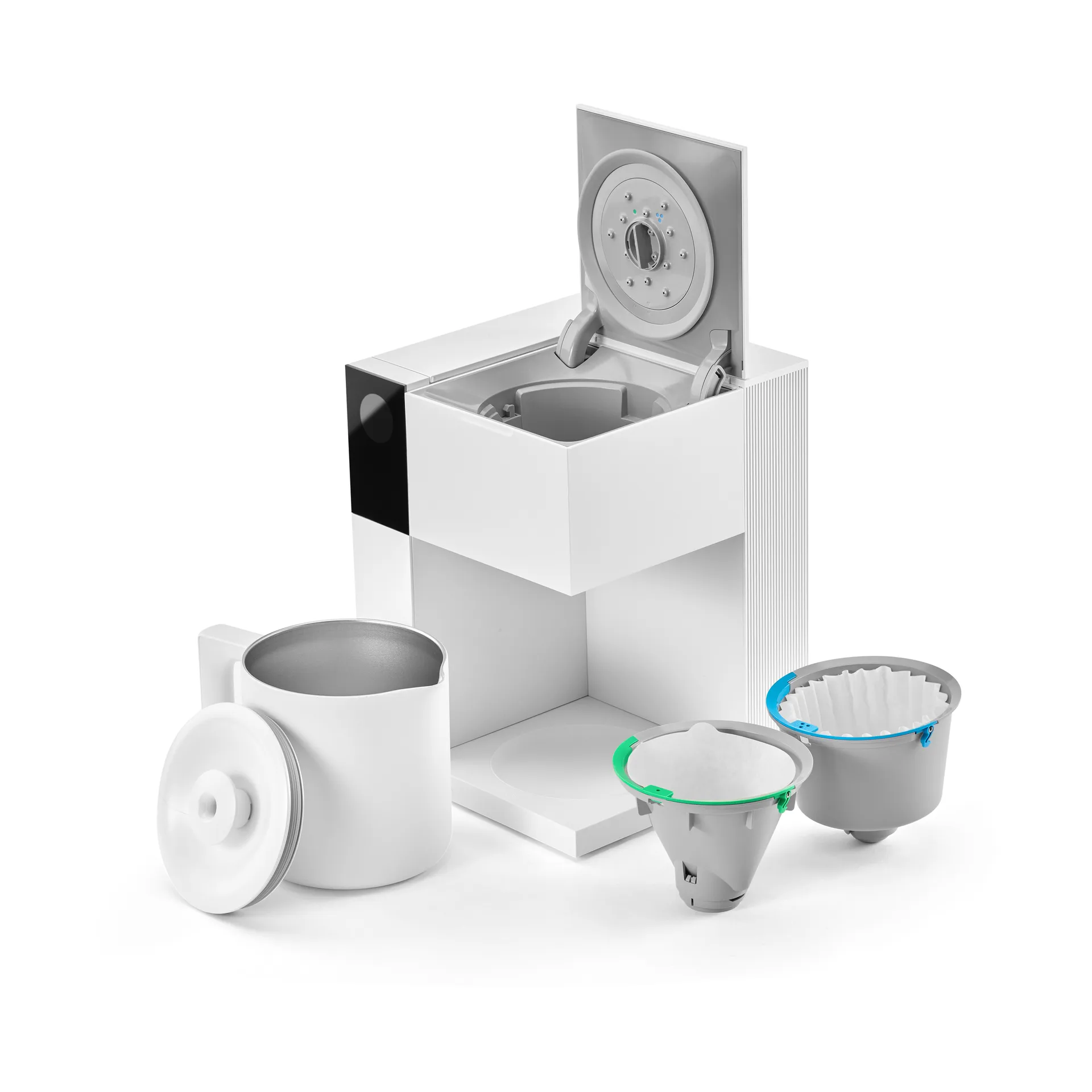 Aiden Precision coffee maker, Matte white Fellow