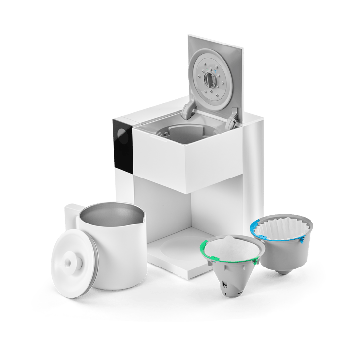 Aiden Precision coffee maker, Matte white Fellow