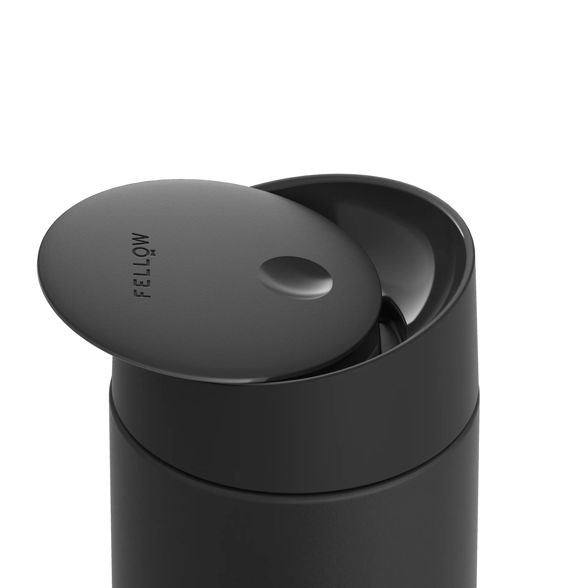 Carter thermos mug with sliding lid 47 cl, Matte black Fellow