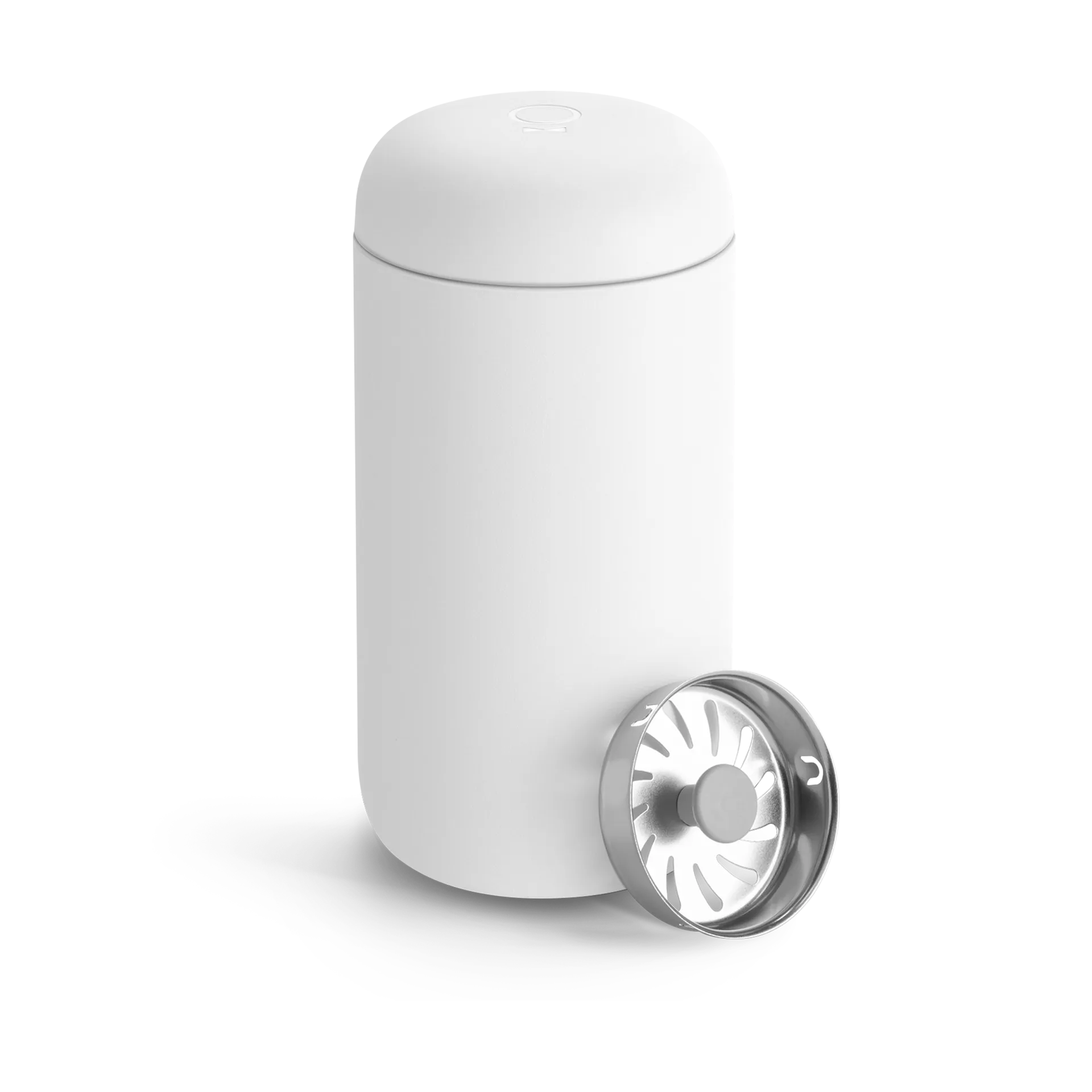 Carter thermos mug with splash guard 35 cl, Matte white Fellow
