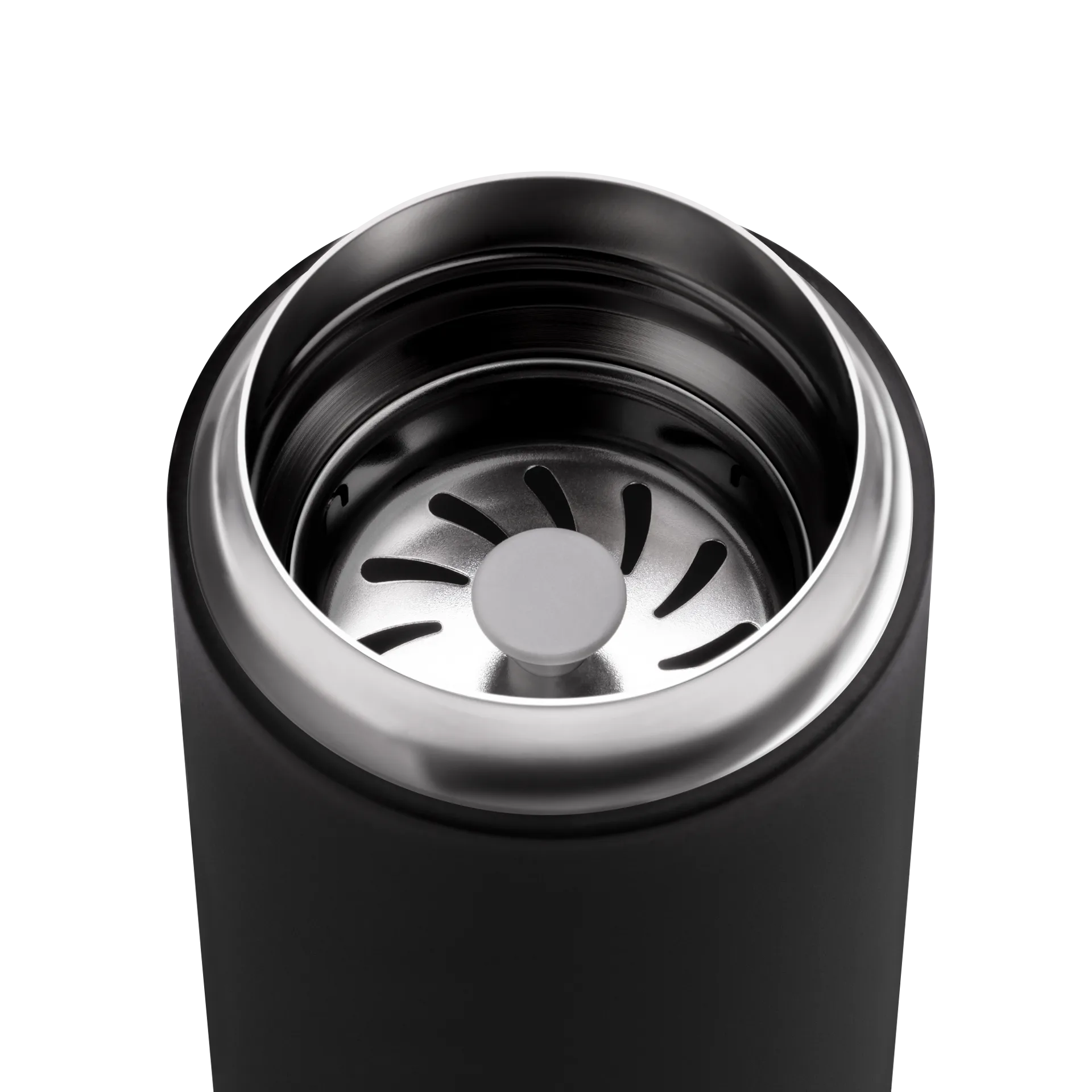 Carter thermos mug with splash guard 47 cl, Matte black Fellow