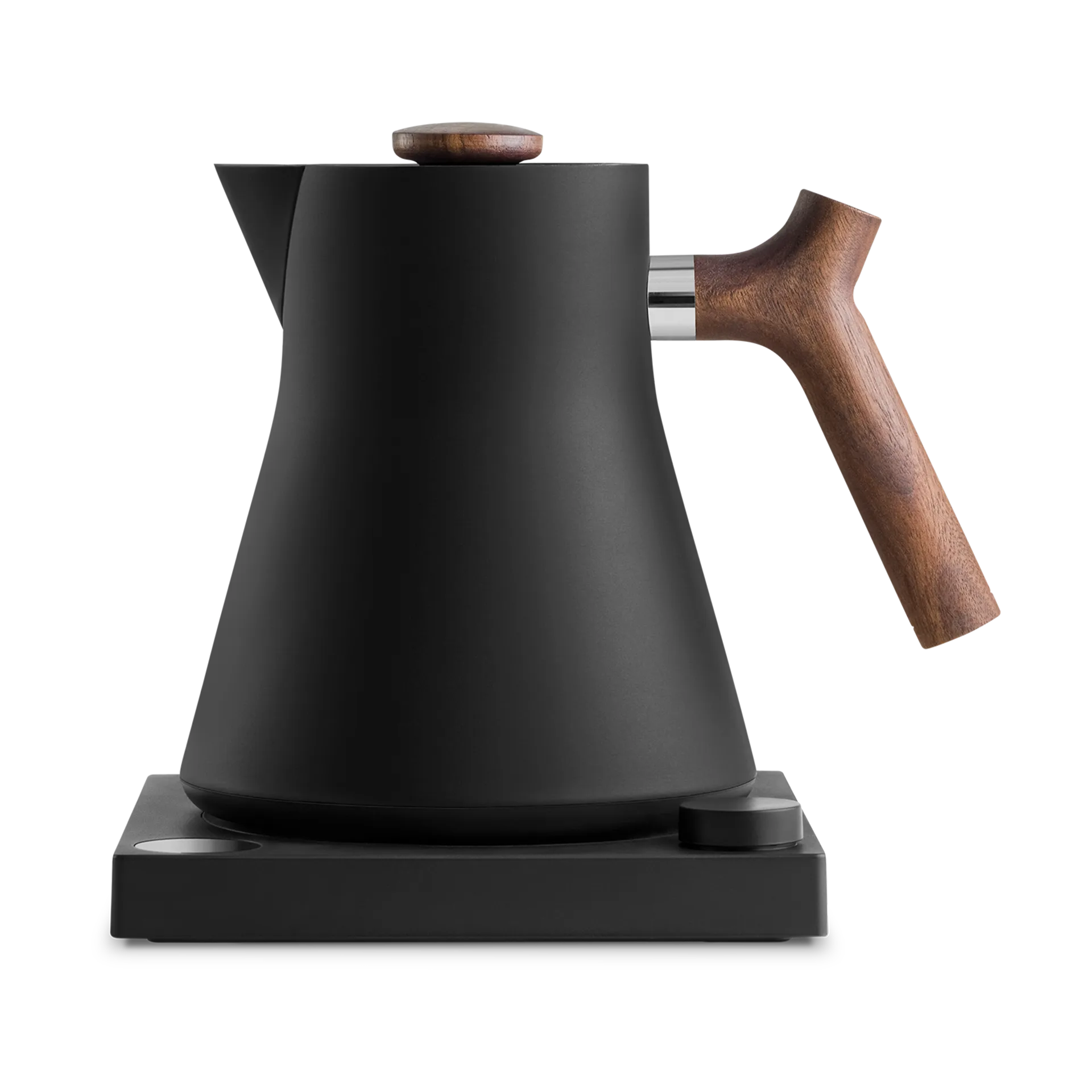 Corvo EKG electric kettle with variable temperature 90 cl, Matte black-walnut Fellow
