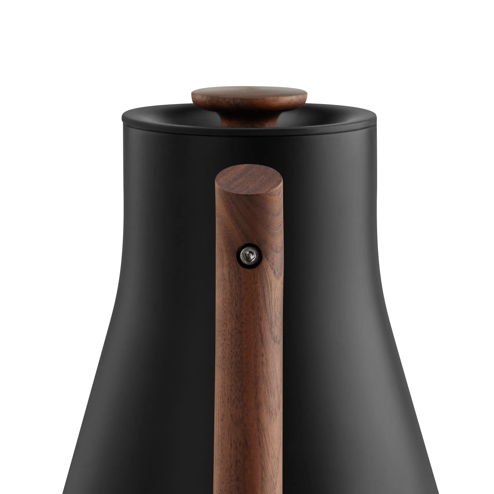 Corvo EKG electric kettle with variable temperature 90 cl, Matte black-walnut Fellow
