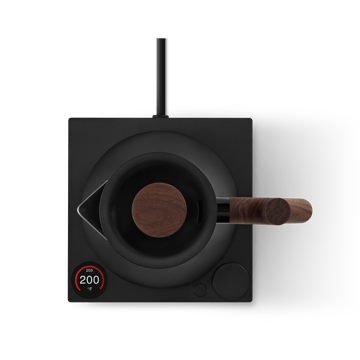 Corvo EKG Pro electric kettle 0.9 L - Matte black-walnut - Fellow