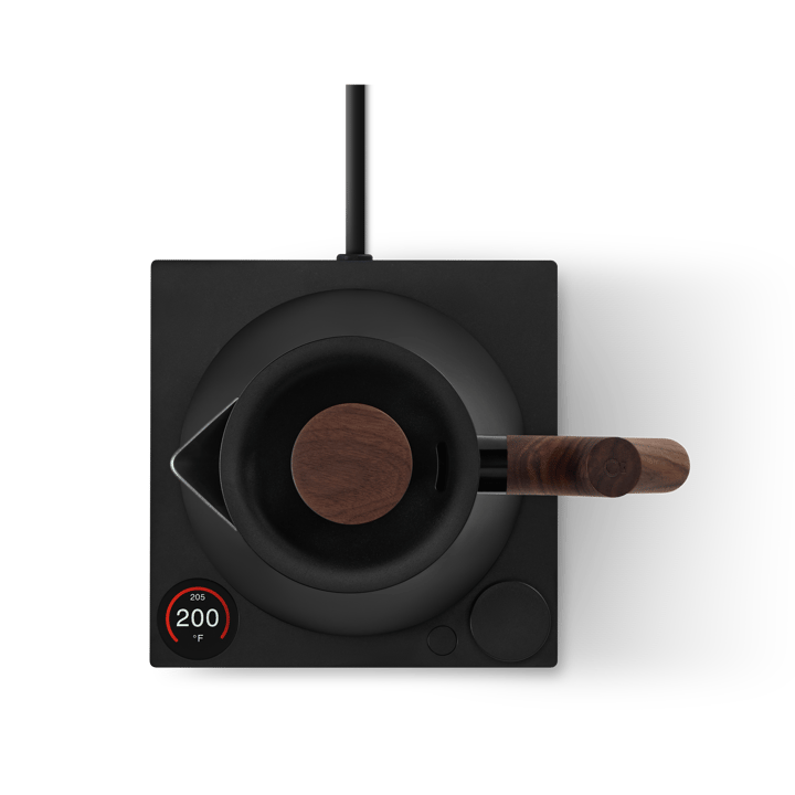 Corvo EKG Pro electric kettle 0.9 L, Matte black-walnut Fellow