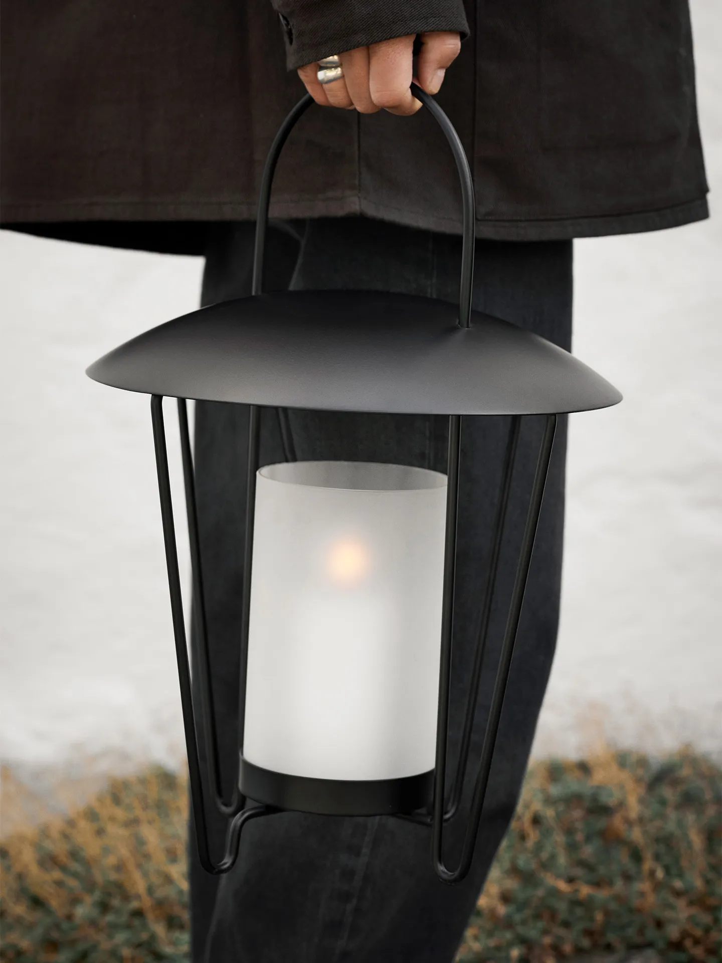 Abri lantern, Black Ferm Living