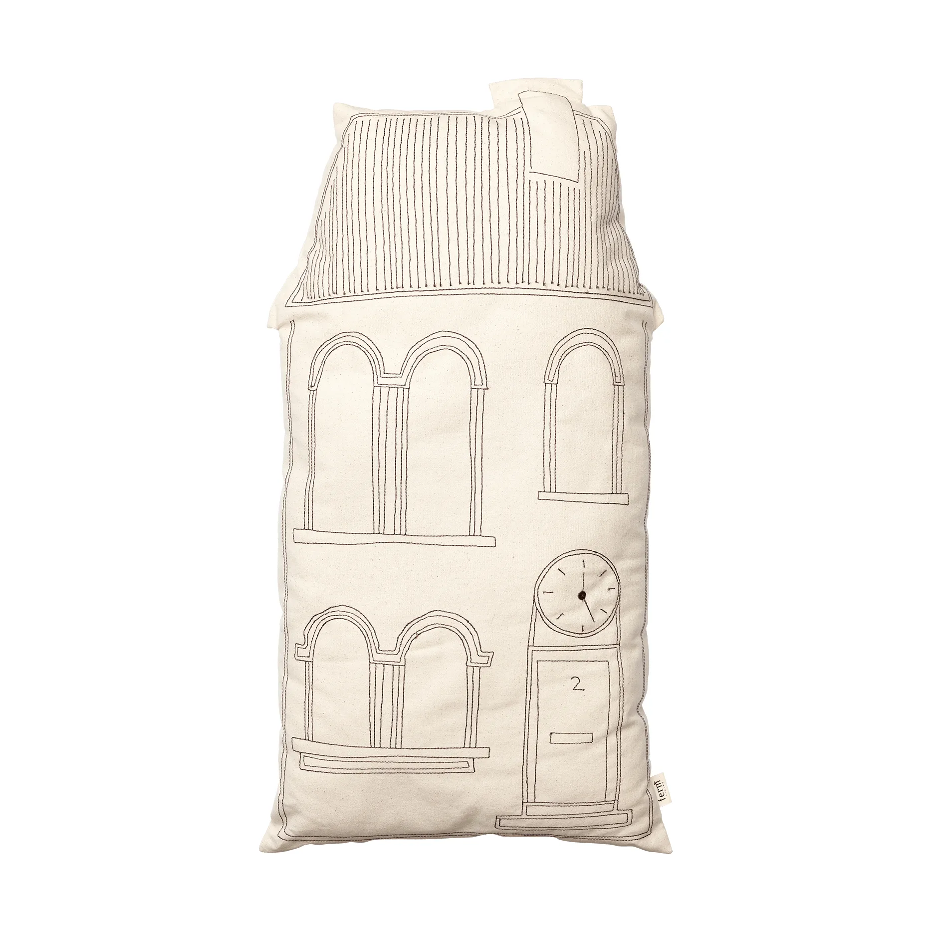 Adobe cushion 37x64 cm, Tall clock Ferm Living