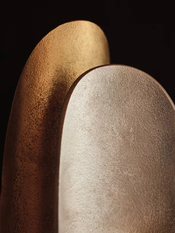 Agapé floor candleholder - Brass finish - Ferm Living