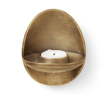 Agapé tealight holder wall - Brass finish - Ferm Living