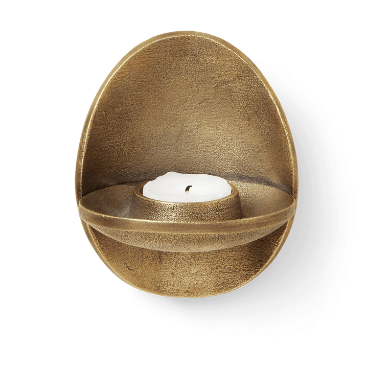 Agapé tealight holder wall, Brass finish Ferm Living
