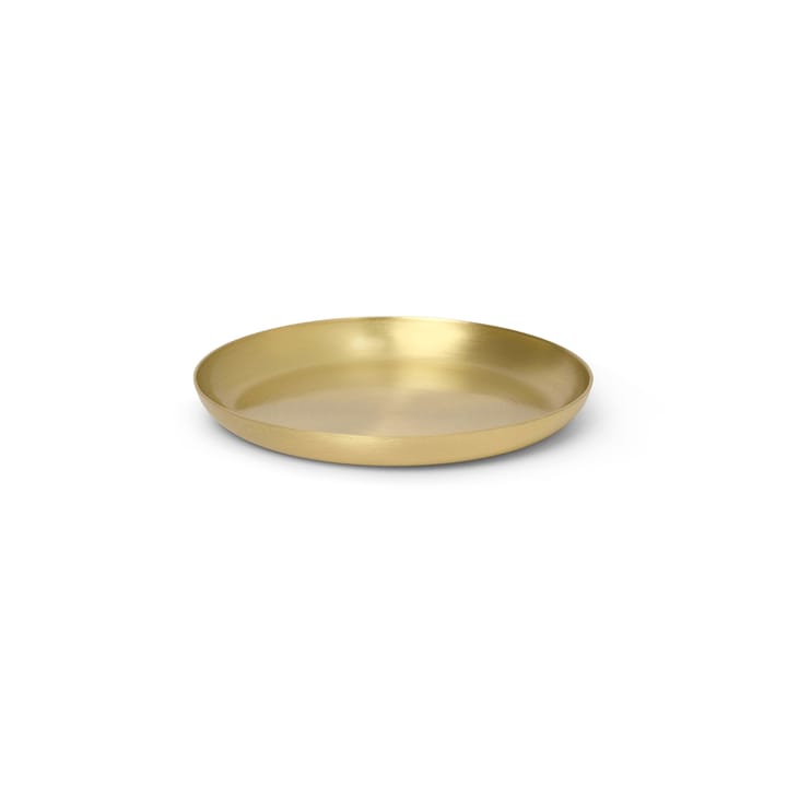 Basho tray Ø9.5 cm - brass - Ferm Living